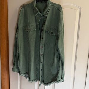 Amazon Women's Green shacket